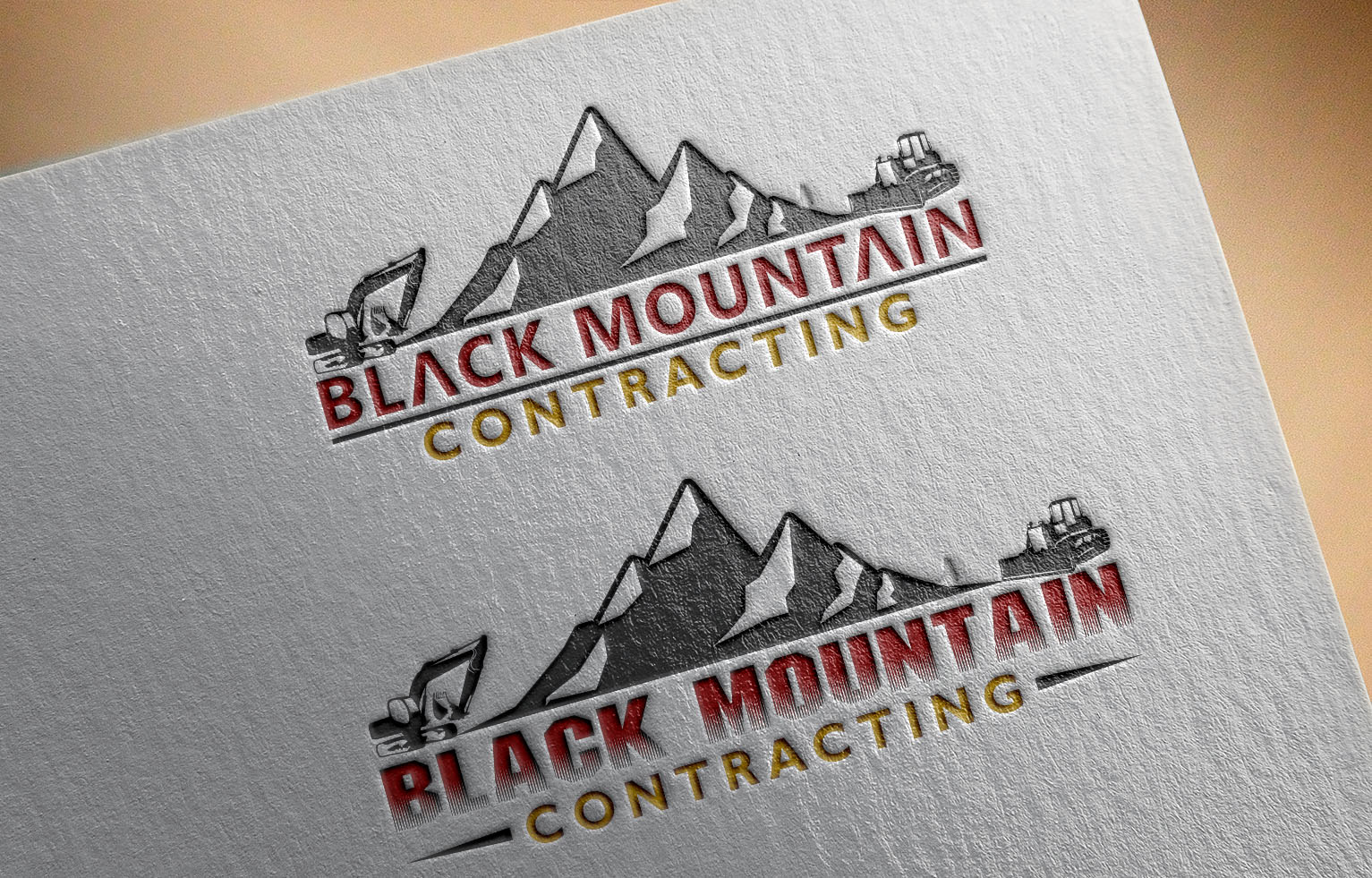 Logo Design by VanR for Black Mountain Contracting | Design #24404198