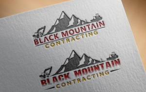 Logo Design by VanR for Black Mountain Contracting | Design: #24404198