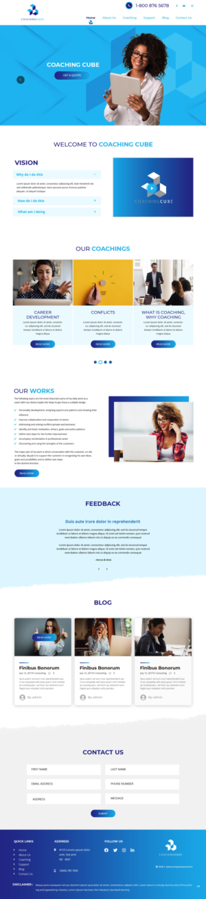 Web Design by pb for this project | Design: #24788712