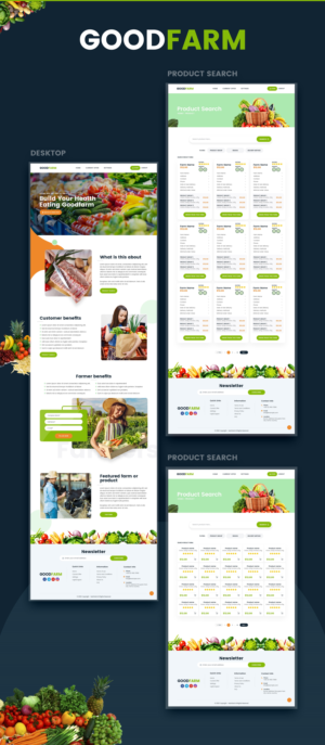 Goodfarm - online store for farm produce | Web-Design von nzdesigners
