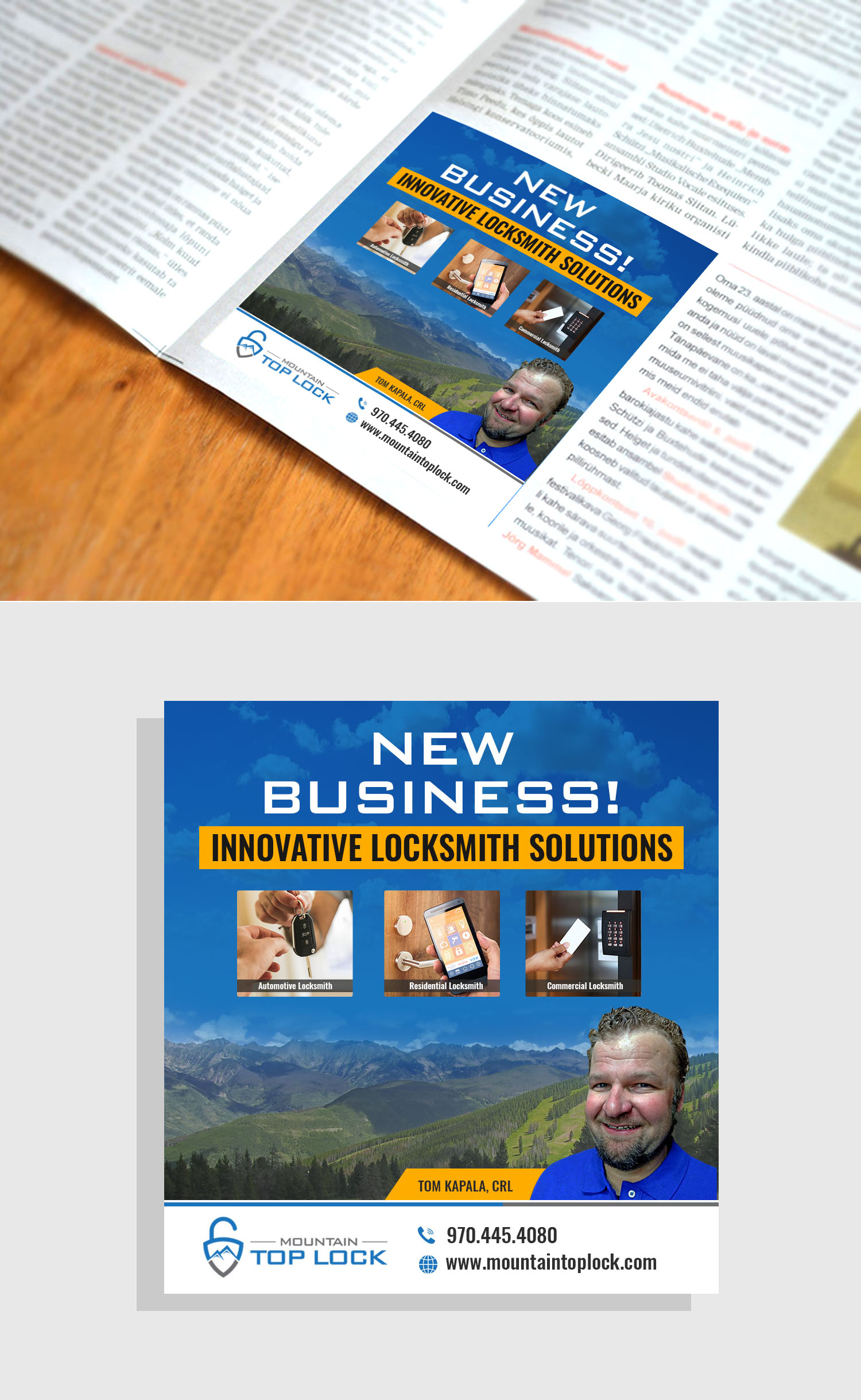 Newspaper Ad Design by Deepak_9_Malhotra for this project | Design #24388539