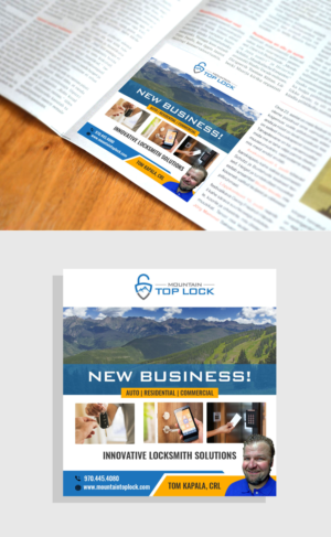 New Locksmith Business needs a newspaper ad | Design Annonce  par Deepak_9_Malhotra