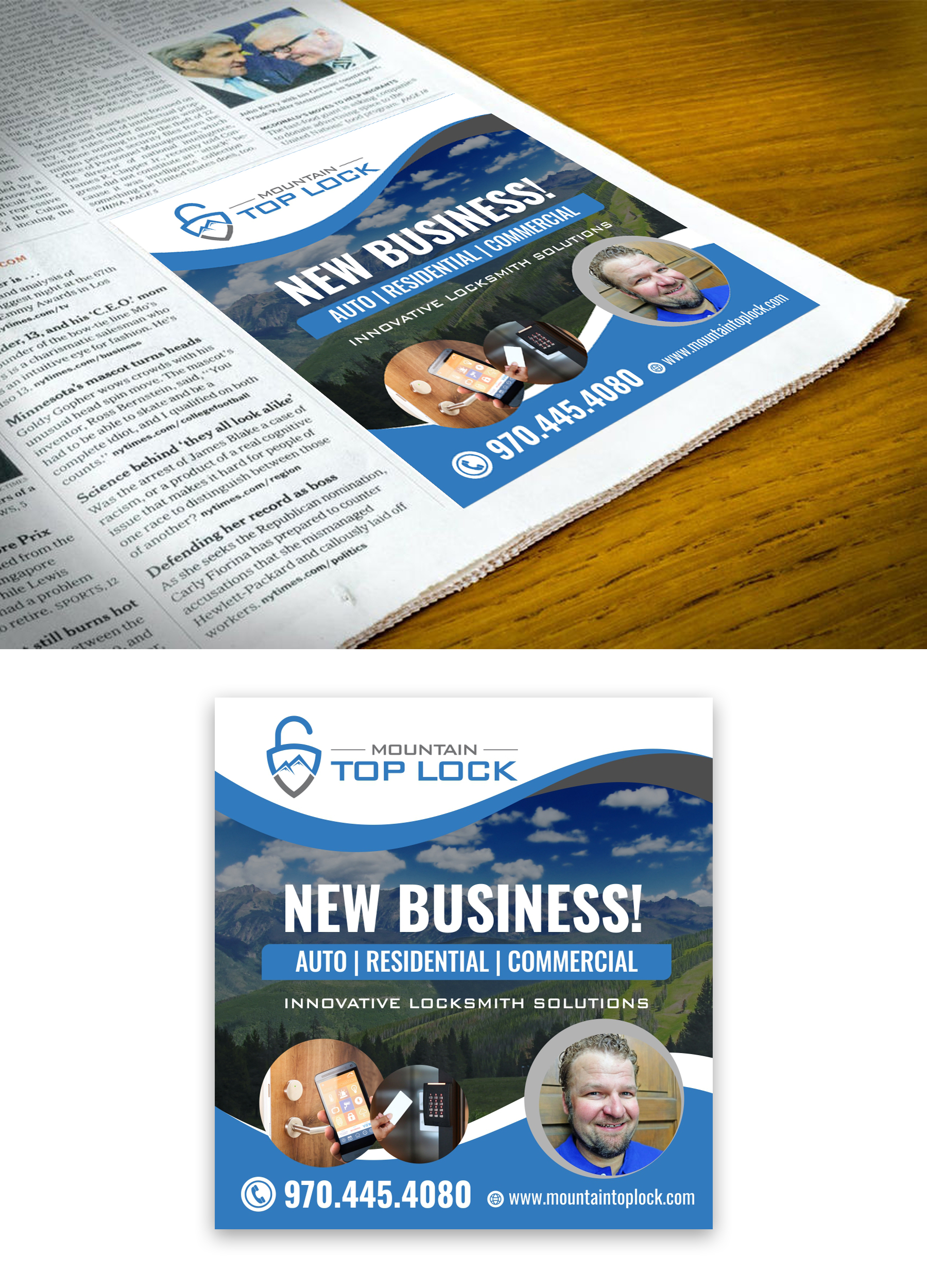 Newspaper Ad Design by ecorokerz for this project | Design #24403942