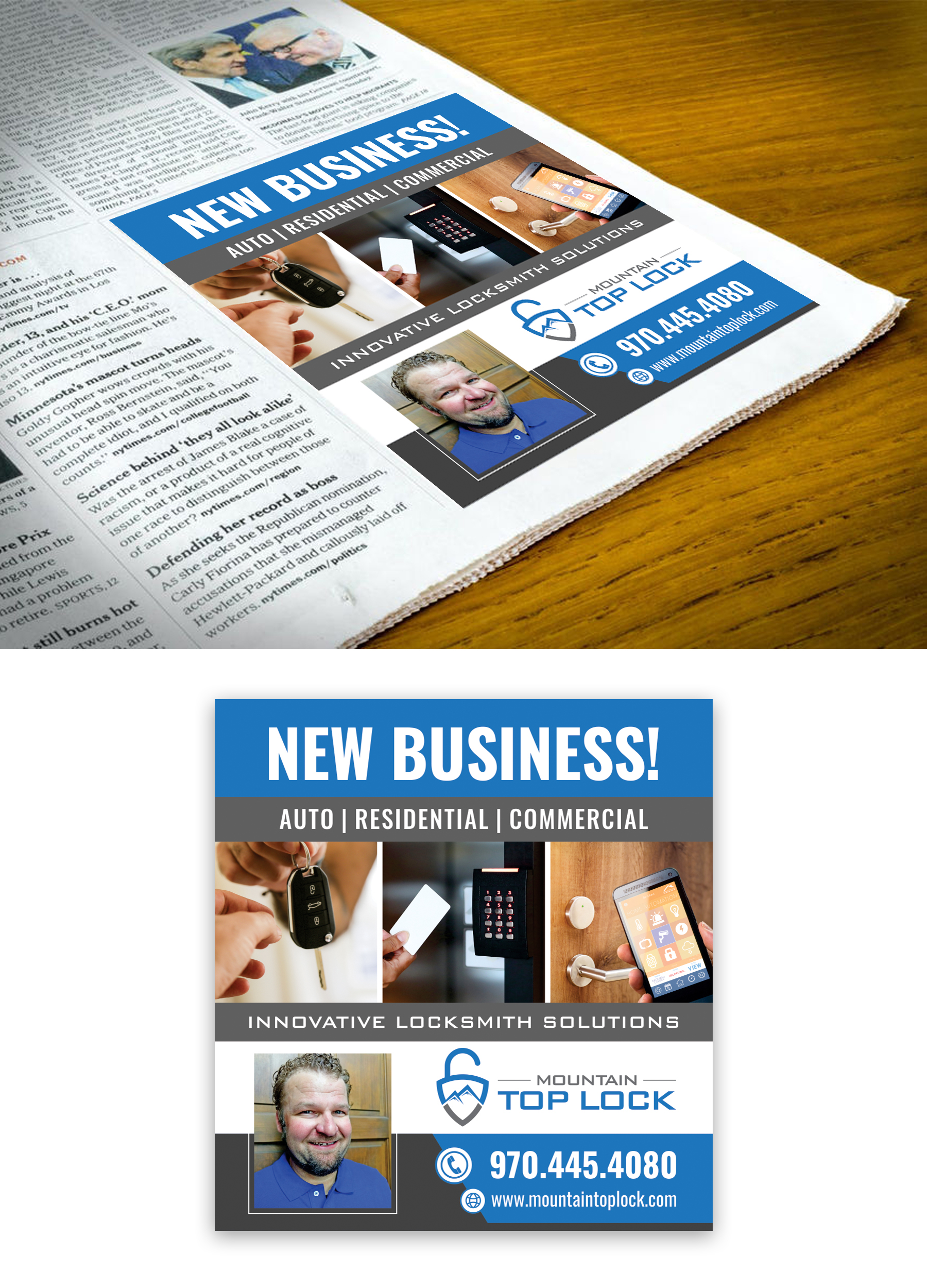 Newspaper Ad Design by ecorokerz for this project | Design #24403943