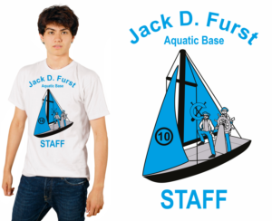 Boy Scouts two sail boat for Camp. | Diseño de Camiseta por Al Pech