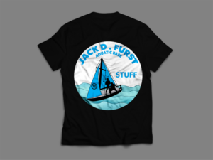 Boy Scouts two sail boat for Camp. | Diseño de Camiseta por Bear Studio