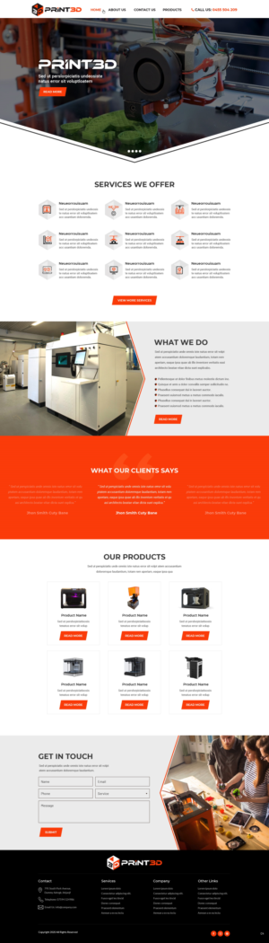 Web Design by pb for this project | Design: #24406975