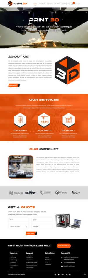 Web Design by pb for this project | Design: #24406985