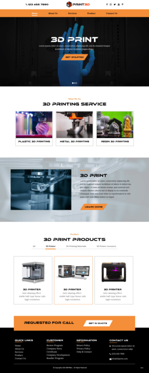 Web Design by pb for this project | Design: #24407001