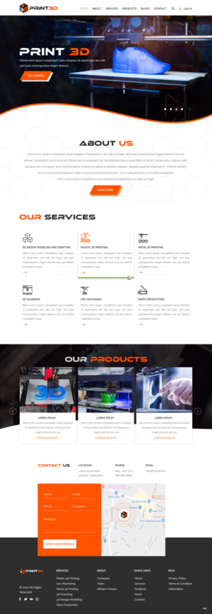 Web Design by pb for this project | Design: #24407002