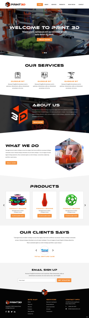 Web Design by pb for this project | Design: #24407012