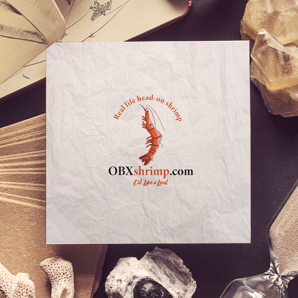 Logo Design by anto purwanto for OBX Shrimp  | Design #24397552