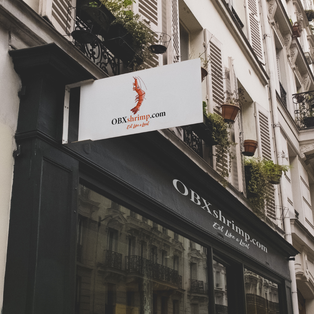Logo Design by anto purwanto for OBX Shrimp  | Design #24397553