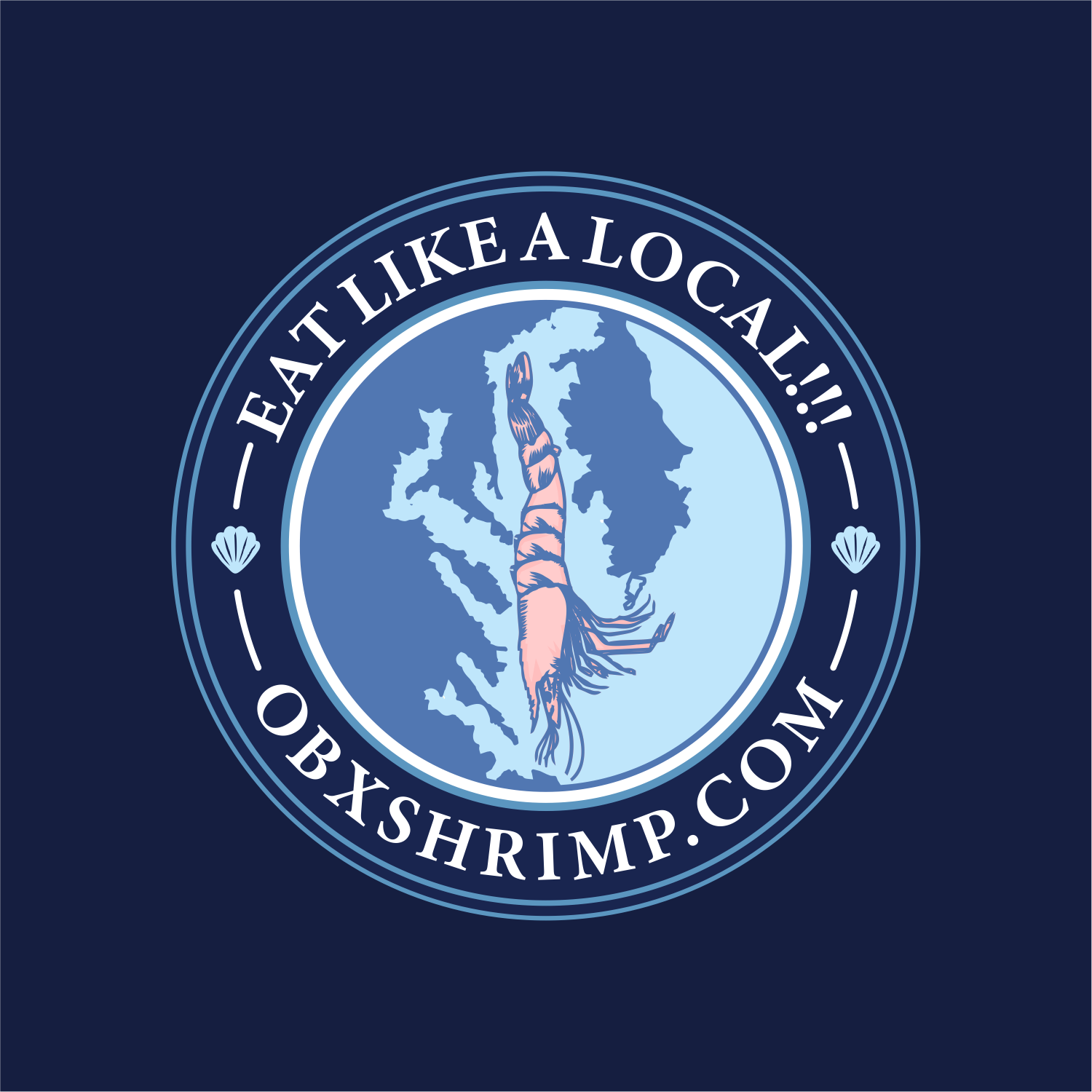 Logo Design by ThiagoB for OBX Shrimp  | Design #24404164