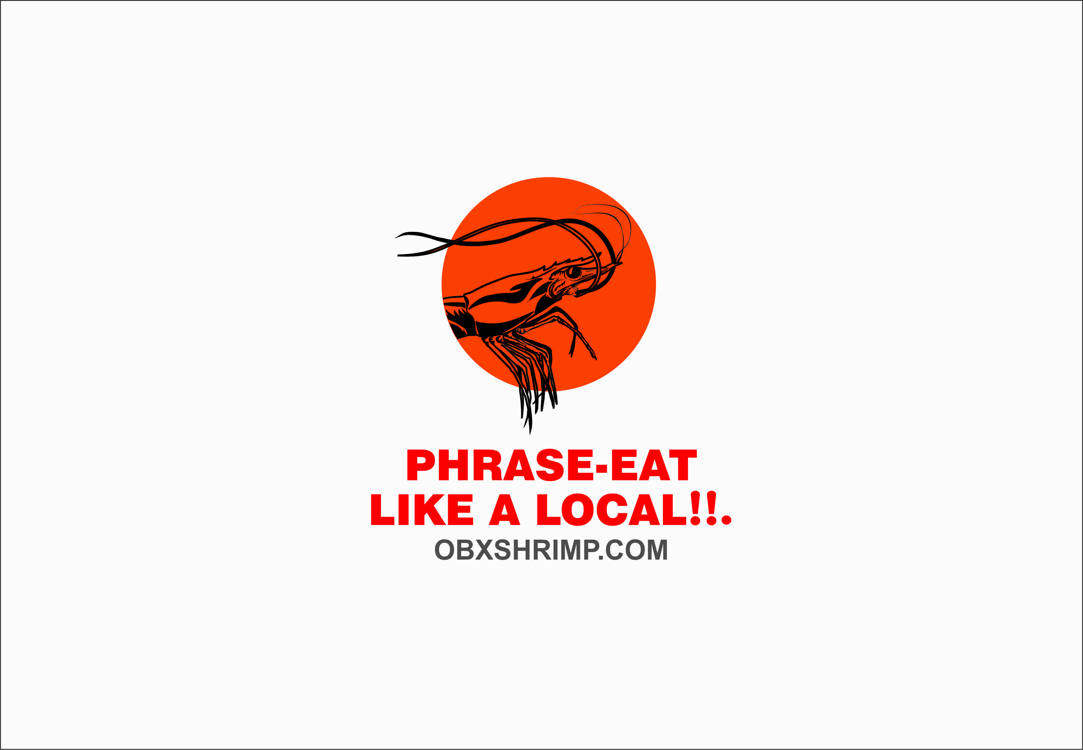 Diseño de Logo por Jamal 12 para OBX Shrimp  | Diseño #24402363