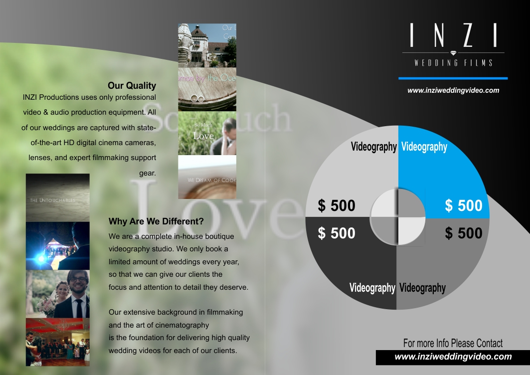 Design de Brochure par esergraphic pour INZI Productions | Design #3004230