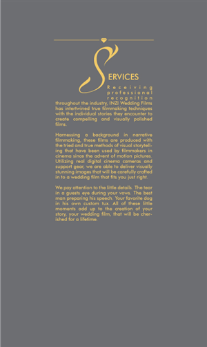 Design de Brochure par Impressive Solutions pour INZI Productions | Design : #3028709