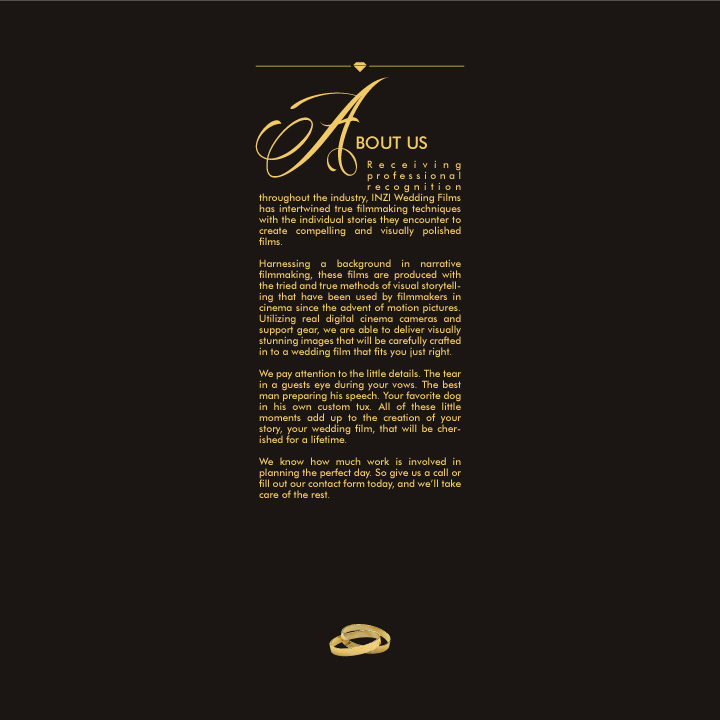 Brochure Design by Impressive Solutions for INZI Productions | Design #3039943