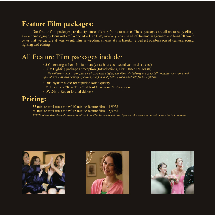 Brochure Design by Impressive Solutions for INZI Productions | Design #3039948