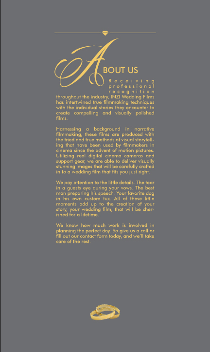 Brochure Design by Impressive Solutions for INZI Productions | Design #3053037