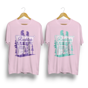Retro Motel Sign Design for T Shirt | T-Shirt-Design von jeffdefy