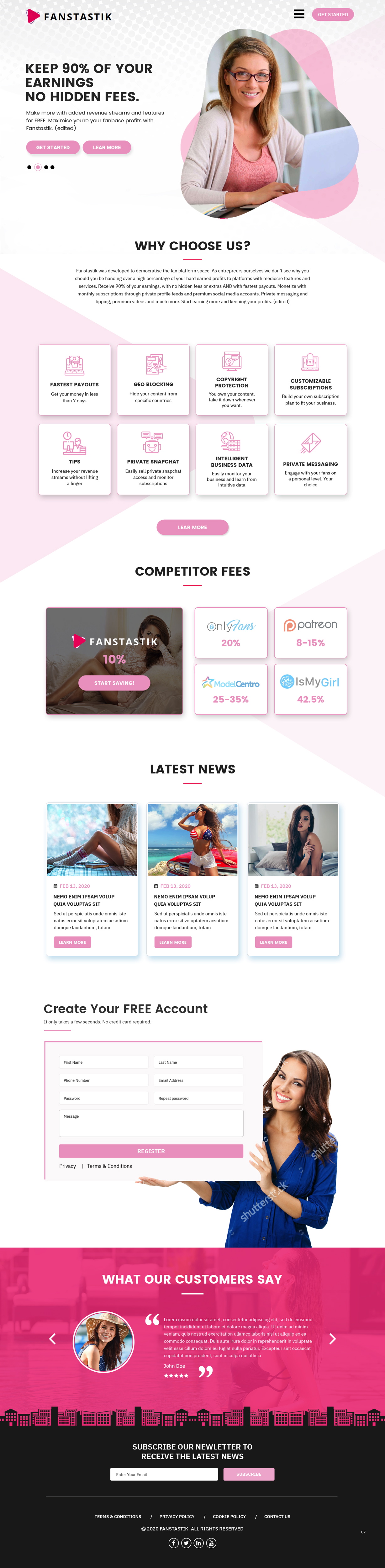 Landing Page Design by pb for this project | Design #24415304