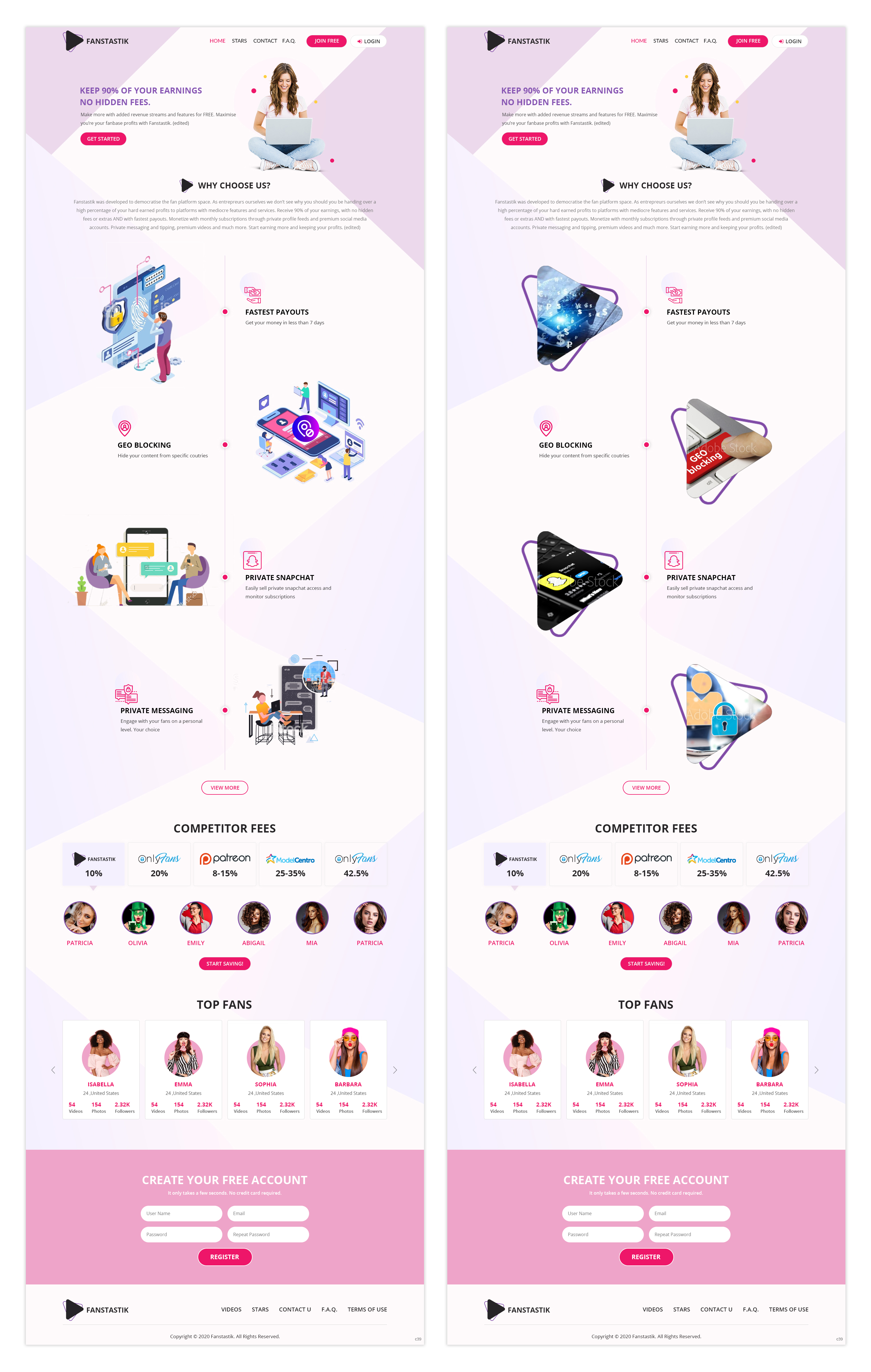 Landing Page Design by pb for this project | Design #24432152