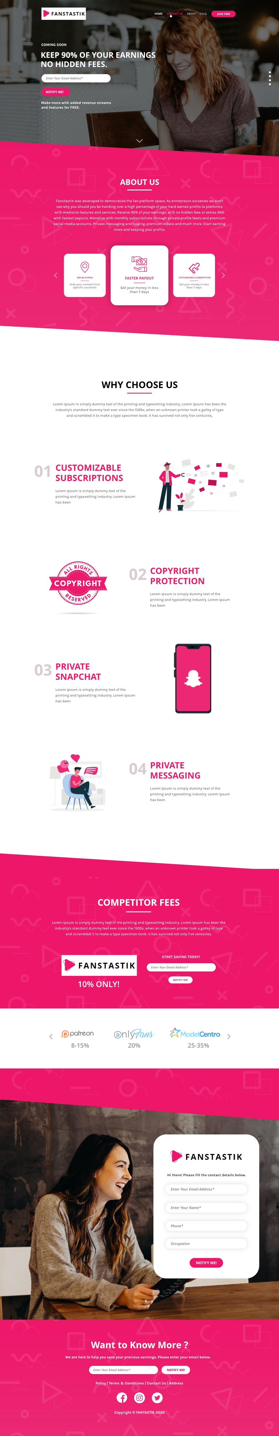 Landing Page Design by Cynor Designs for this project | Design #24434134