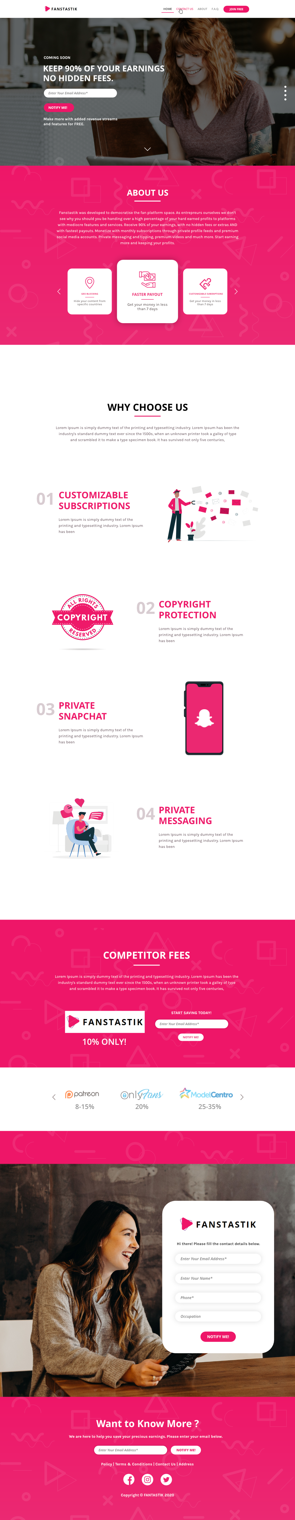 Landing Page Design by Cynor Designs for this project | Design #24457450