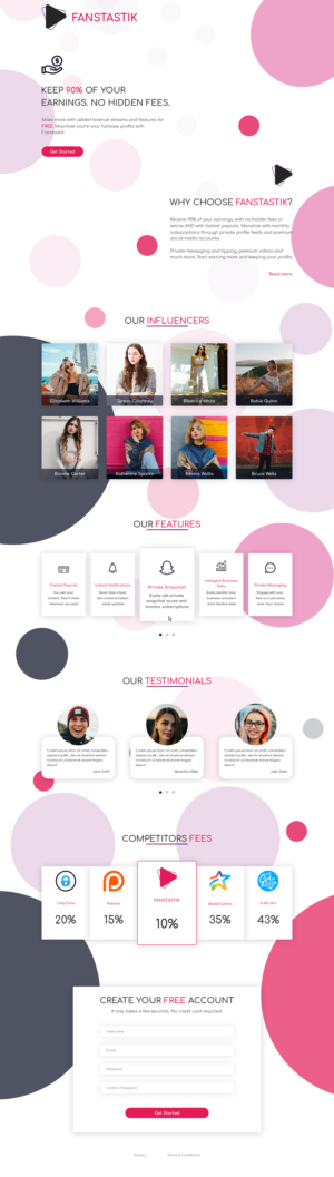 Landing Page-Design von JDesigns_ für dieses Projekt | Design: #24445289
