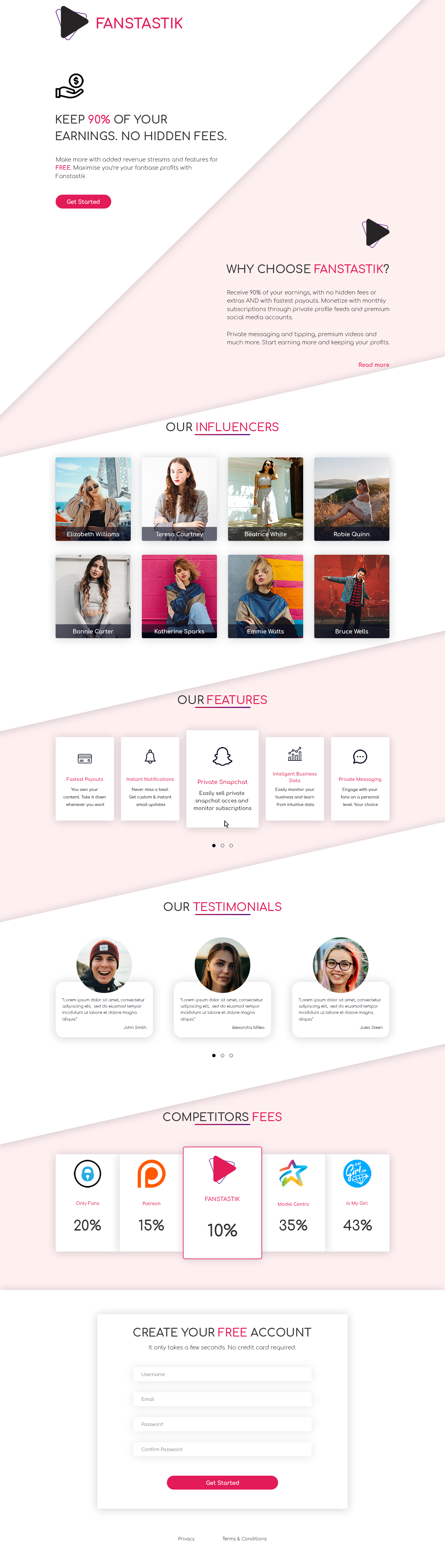 Landing Page-Design von JDesigns_ für dieses Projekt | Design #24452606