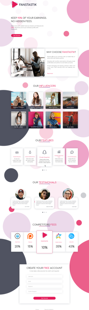 Landing Page-Design von JDesigns_ für dieses Projekt | Design: #24454585