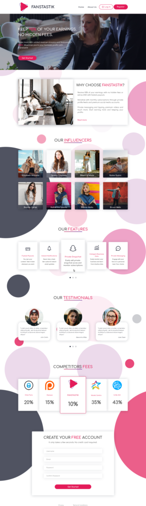 Landing Page-Design von JDesigns_ für dieses Projekt | Design: #24454586