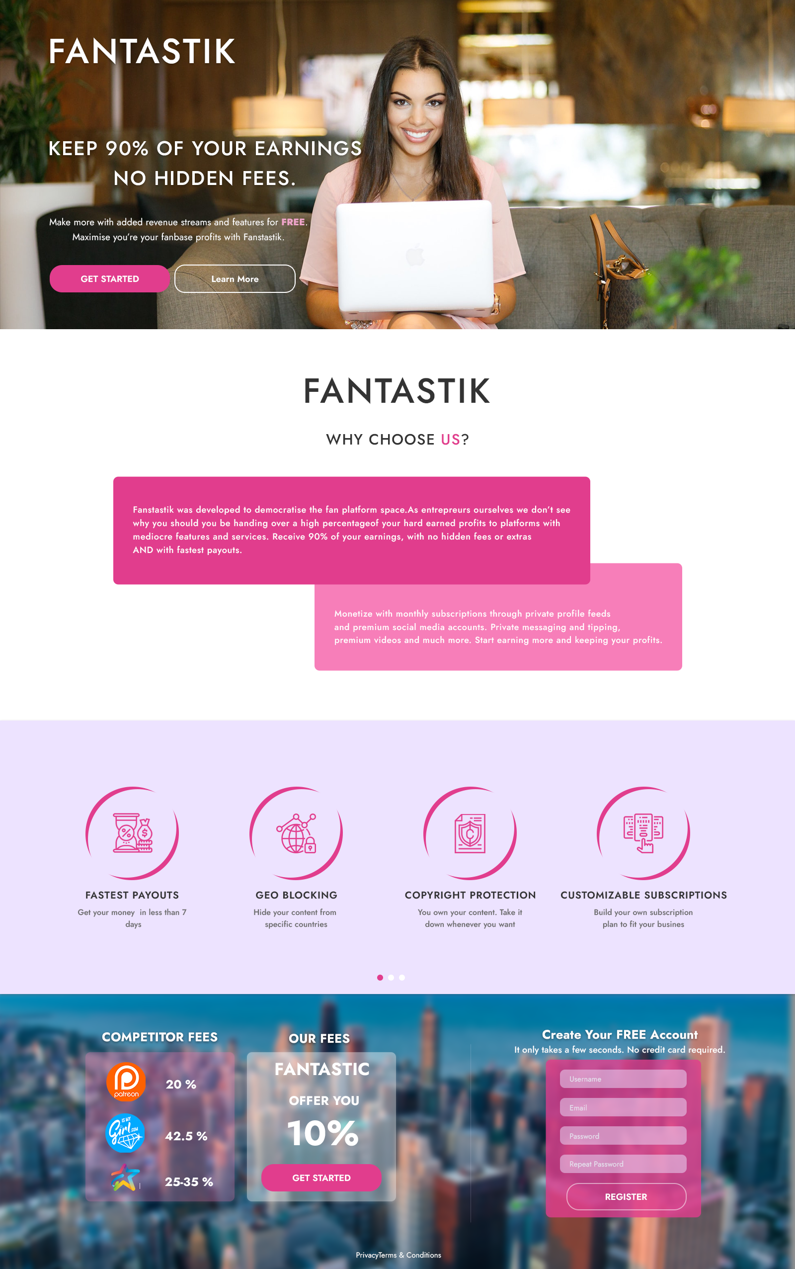 Landing Page Design by Angelov for this project | Design #24427388