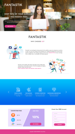 Landing Page-Design von Angelov für dieses Projekt | Design: #24435330