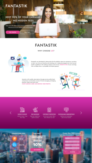 Landing Page-Design von Angelov für dieses Projekt | Design: #24435331