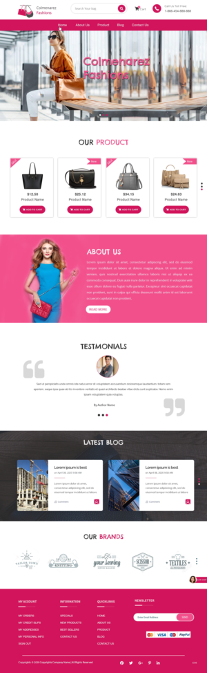Web Design by pb for this project | Design: #24406820