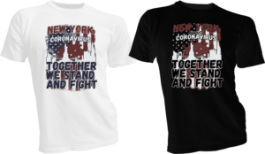 New York bekämpft den Corona Virus | T-Shirt-Design von bacujkov