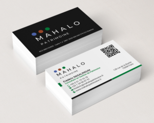 Business Card Design by R.design for MAHALO PATRIMOINE | Design: #24396066