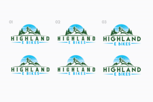 Logo Design by step forward 2 for Highland E Bikes | Design: #24403294