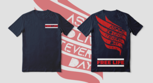 Free Life  The Brand | Diseño de Camiseta por adjeiiBlack