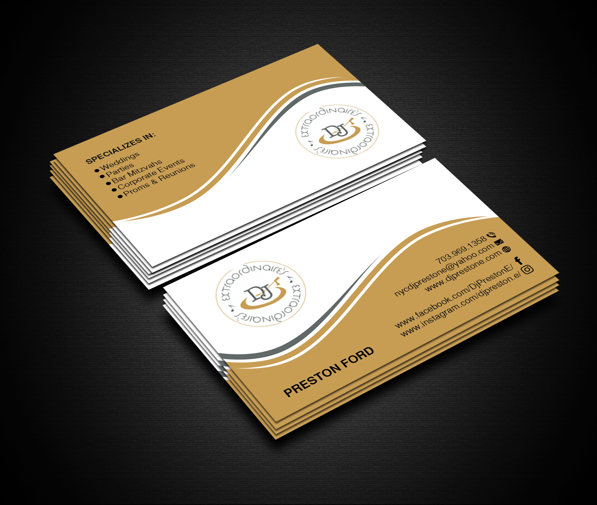Diseño de Tarjeta de Presentación por Creations Box 2015 para Skyler Enterprise Inc. | Diseño #24405587