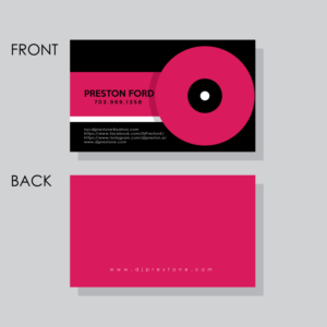 Looking for an amazing business card for a thriving DJ business | Visitenkarten-Design von Graphic Bricks