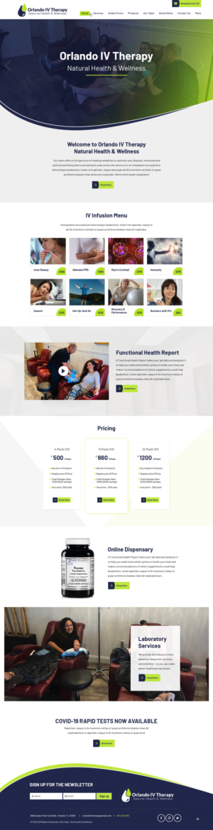 Web Design by pb for this project | Design #24406961