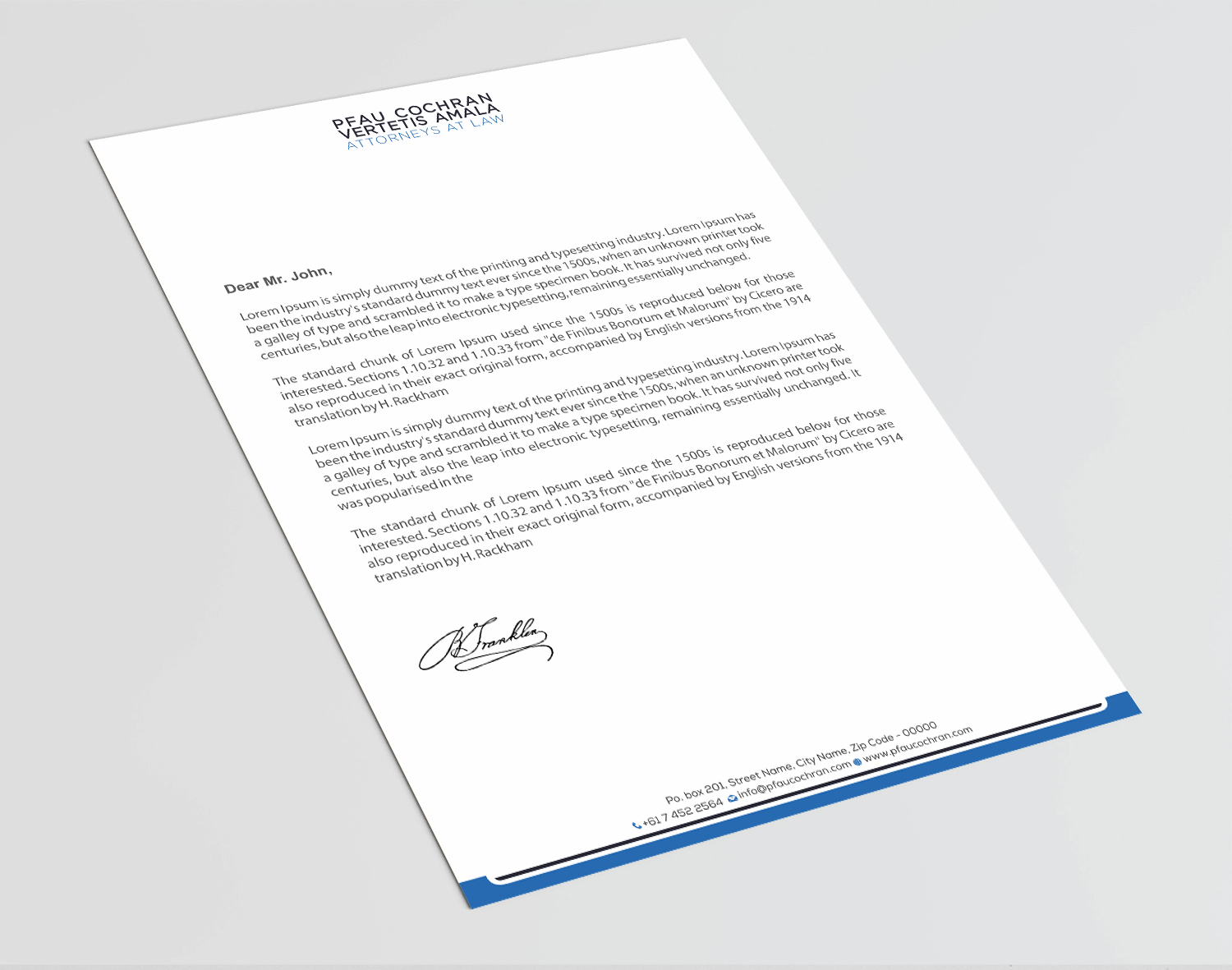 Letterhead Design by Infinitive Technology for this project | Design #24404970