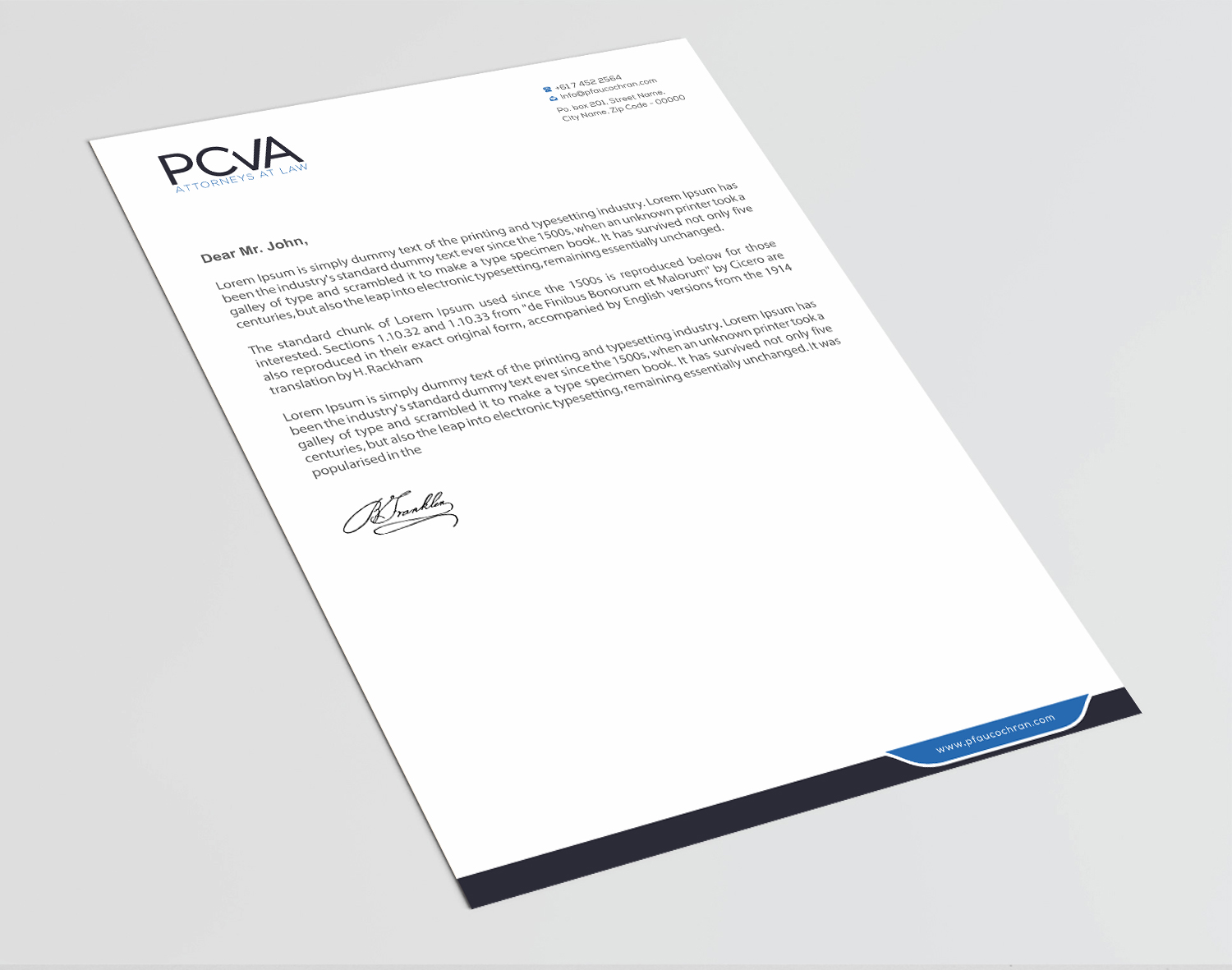 Letterhead Design by Infinitive Technology for this project | Design #24404982