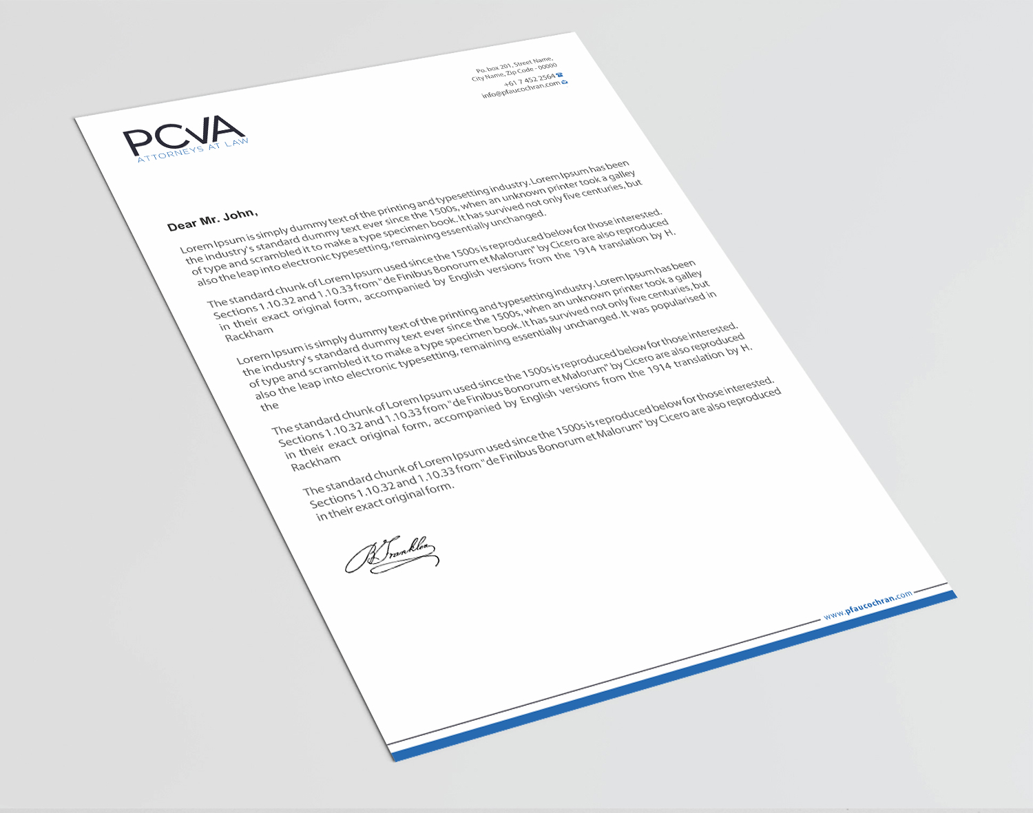 Letterhead Design by Infinitive Technology for this project | Design #24405007