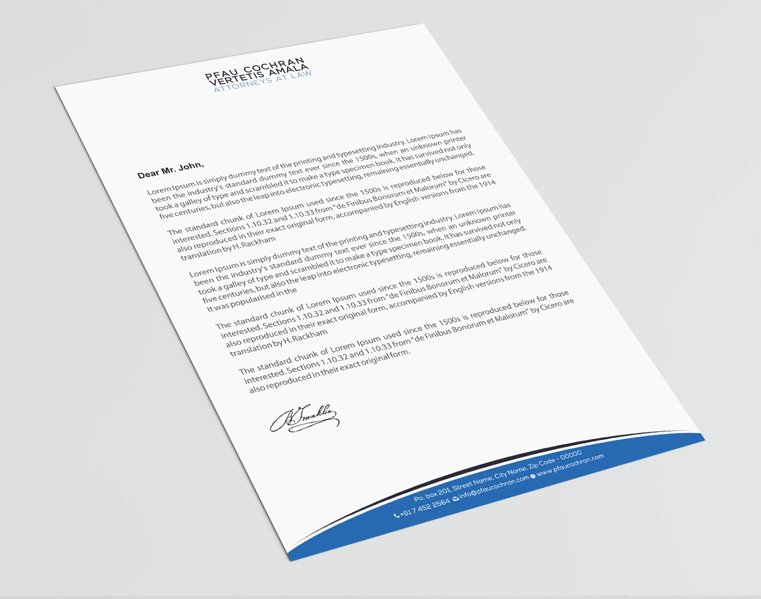Letterhead Design by Infinitive Technology for this project | Design #24405022