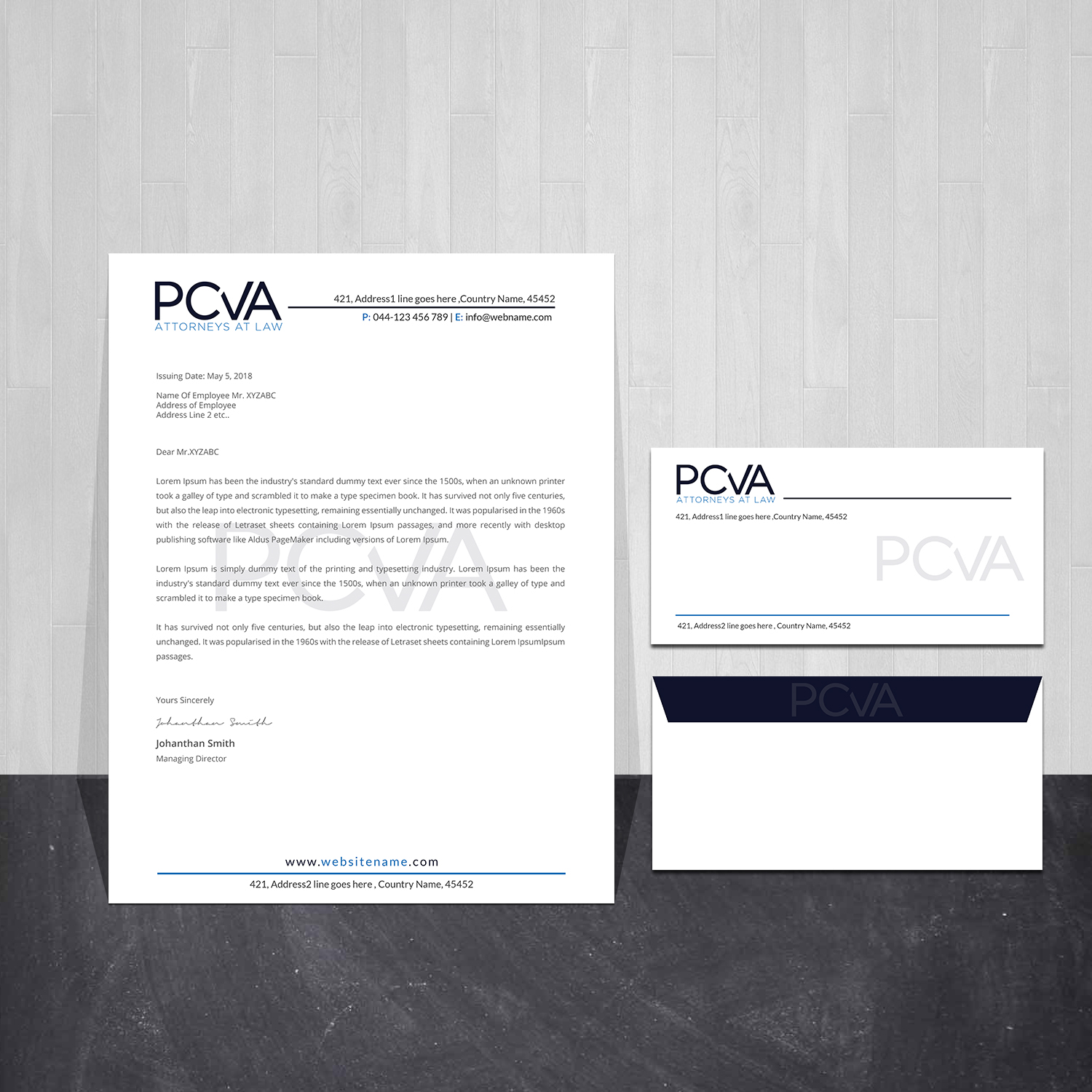Letterhead Design by Creations Box 2015 for this project | Design #24405408