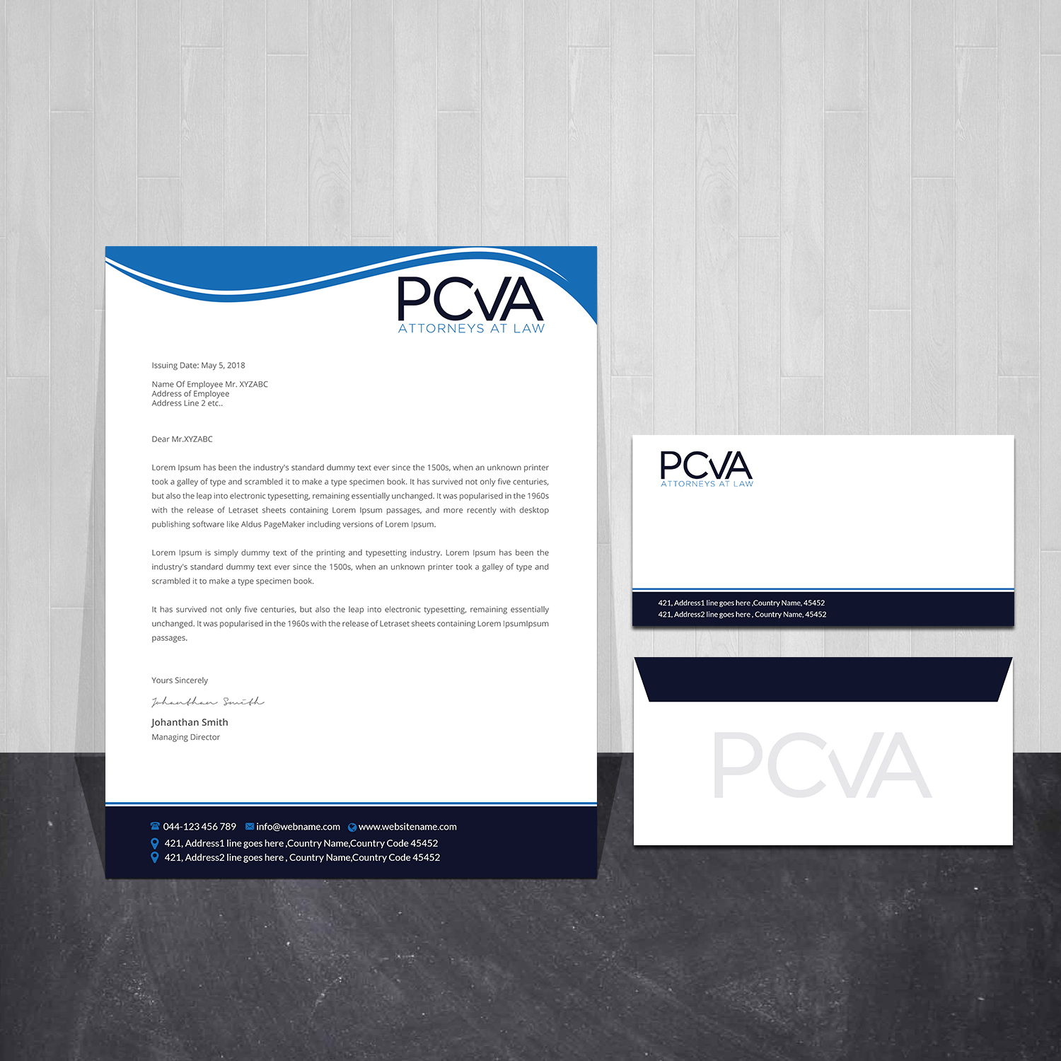 Letterhead Design by Creations Box 2015 for this project | Design #24405409